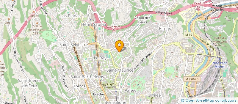 localisation de l'entreprise HAZART à NICE