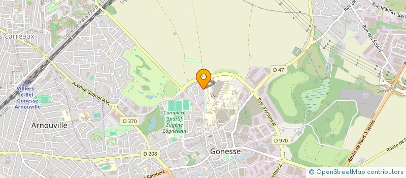 localisation de l'entreprise HAZDEN HOLDING à GONESSE