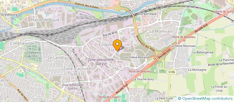 localisation de l'entreprise HAZE  CESSON-SEVIGNE