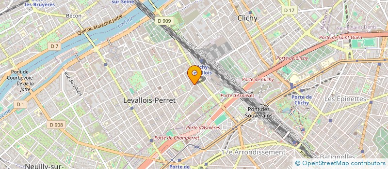 localisation de l'entreprise HAZEL TOPCO à LEVALLOIS-PERRET