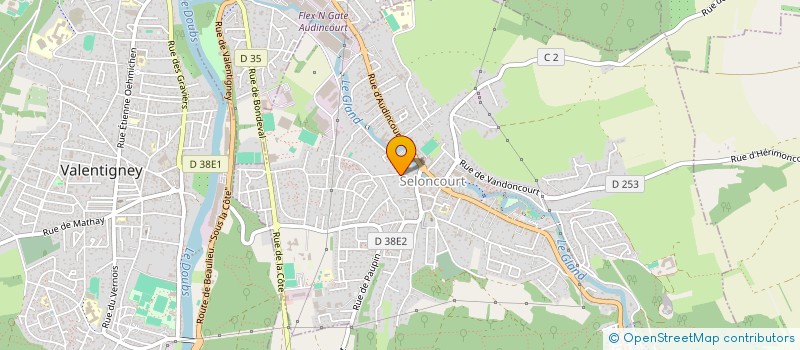 localisation de l'entreprise HAZELA  SELONCOURT