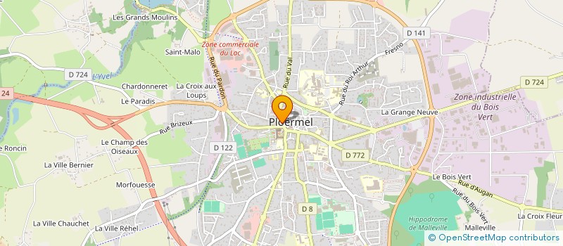 localisation de l'entreprise HAZELFIRST  PLOERMEL