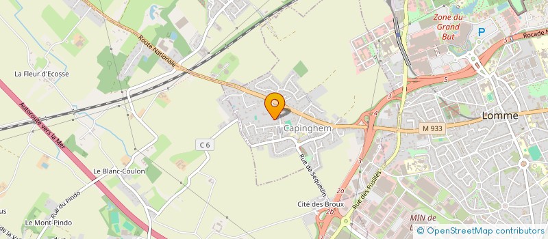 localisation de l'entreprise HAZELI  CAPINGHEM