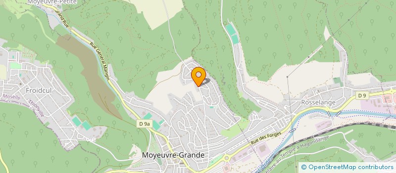 localisation de l'entreprise HAZEMANN  MOYEUVRE-GRANDE