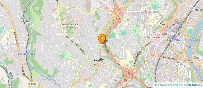 localisation de l'entreprise HAZEQO à ECULLY