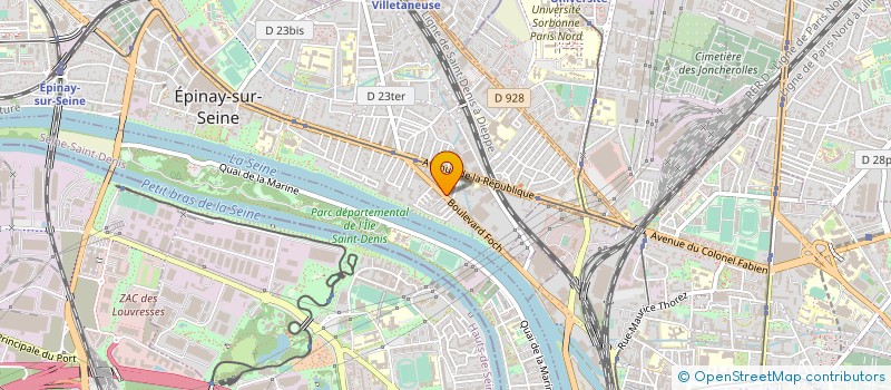 localisation de l'entreprise HAZER à EPINAY-SUR-SEINE