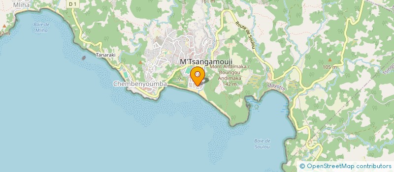 localisation de l'entreprise HAZI à M'TSANGAMOUJI