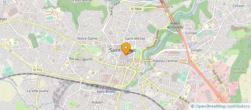 localisation de l'entreprise HAZINO à SAINT-BRIEUC