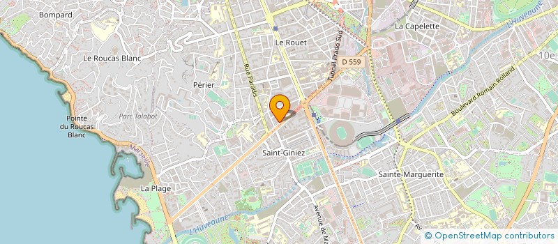 localisation de l'entreprise HAZZAN & BOUCHAREU  MARSEILLE