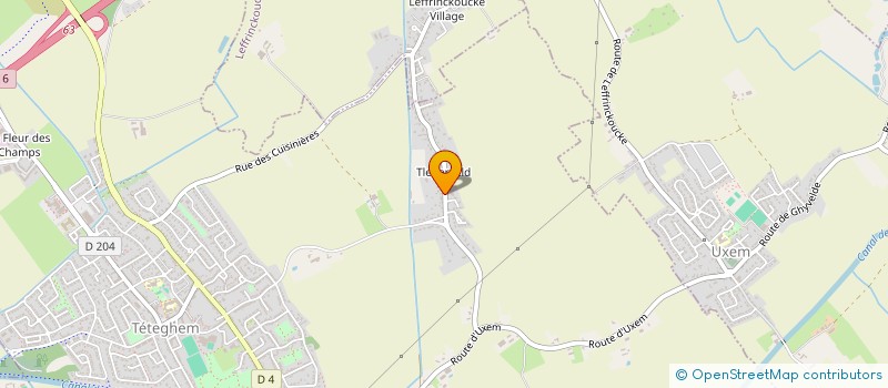 localisation de l'entreprise HAZZLESS INVEST  TETEGHEM-COUDEKERQUE-VILLAGE