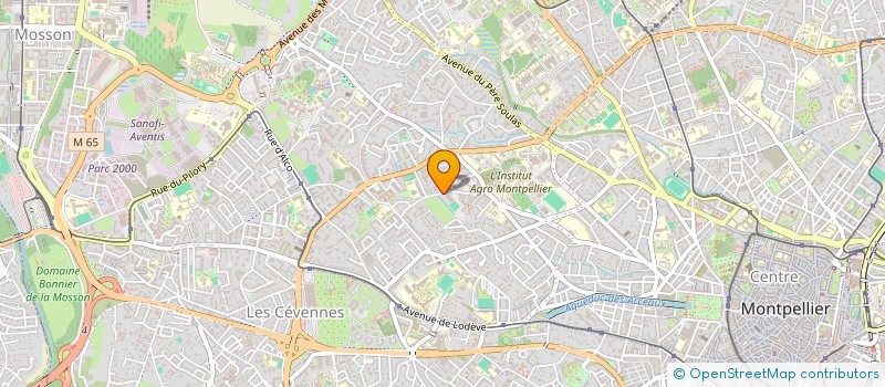 localisation de l'entreprise HB 34 à MONTPELLIER