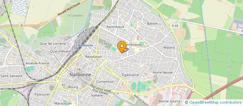 localisation de l'entreprise HB à NARBONNE