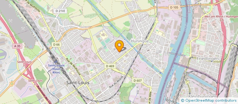 localisation de l'entreprise HB 3F à SAINT-LOUIS