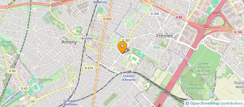 localisation de l'entreprise HB 41 à ANTONY