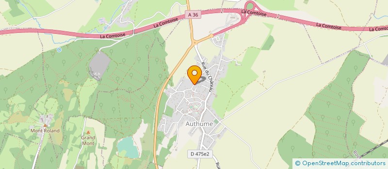 localisation de l'entreprise HB  AUTHUME