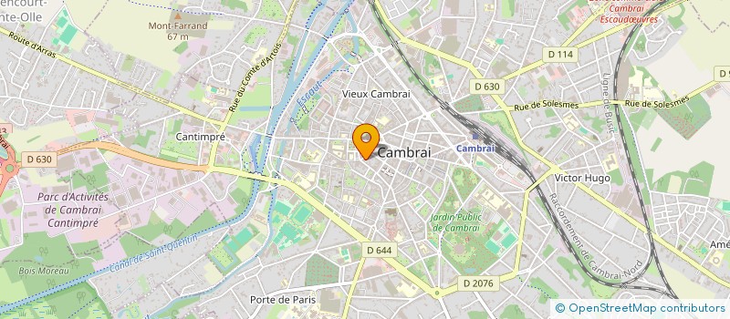 localisation de l'entreprise HB  CAMBRAI