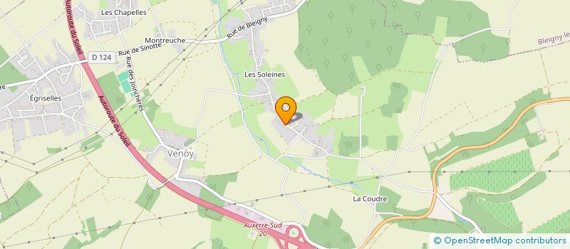 localisation de l'entreprise HB  VENOY