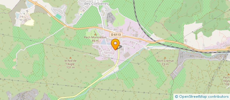 localisation de l'entreprise HB  MONTREDON-DES-CORBIERES