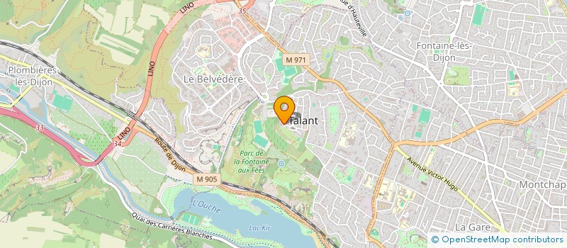 localisation de l'entreprise HB  TALANT