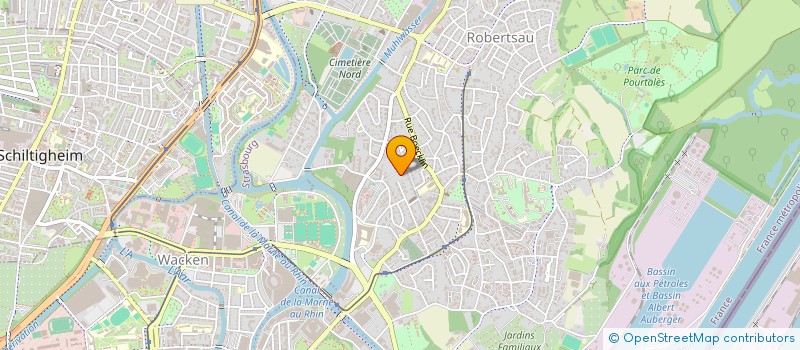 localisation de l'entreprise HB  STRASBOURG