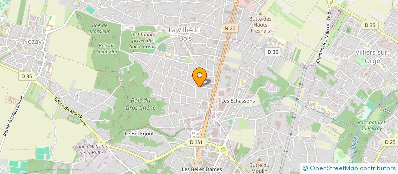 localisation de l'entreprise HB à LA VILLE-DU-BOIS