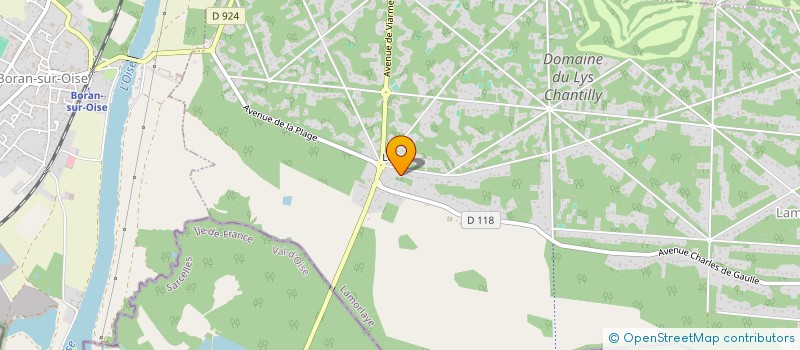 localisation de l'entreprise HB  LAMORLAYE