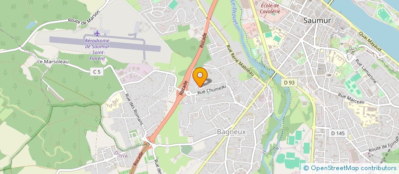 localisation de l'entreprise HB  SAUMUR