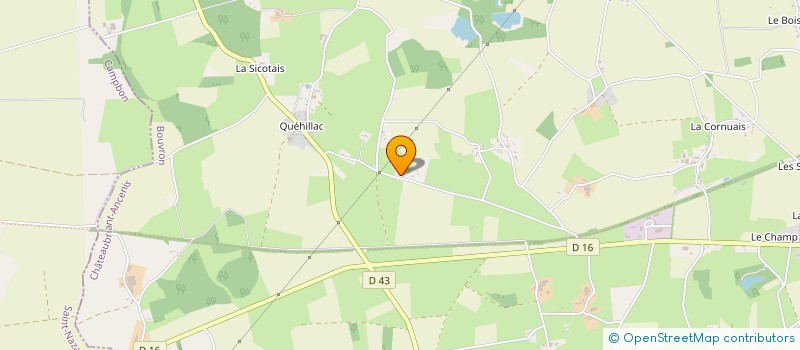 localisation de l'entreprise HB  BOUVRON