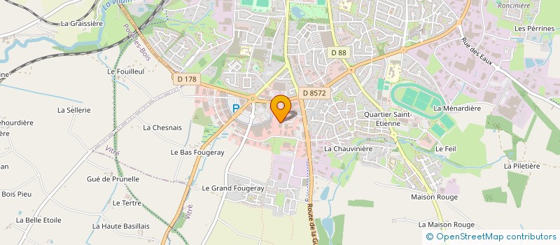 localisation de l'entreprise HB ANNEXE  VITRE