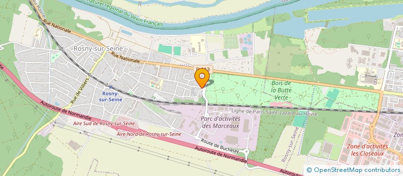 localisation de l'entreprise HB AUTO 78  ROSNY-SUR-SEINE