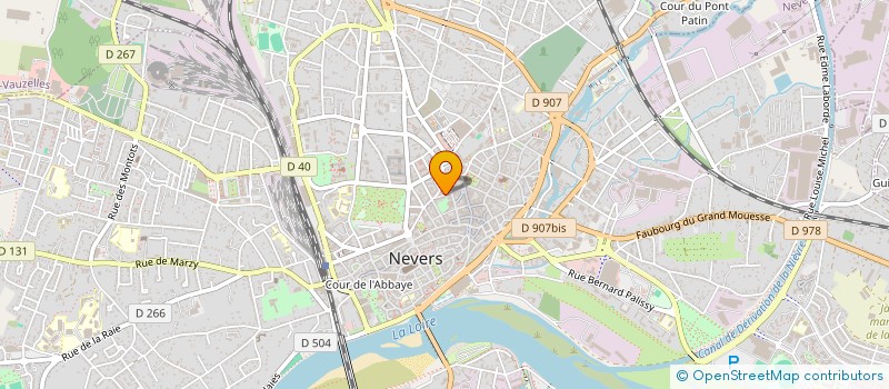 localisation de l'entreprise HB AUTOS à NEVERS