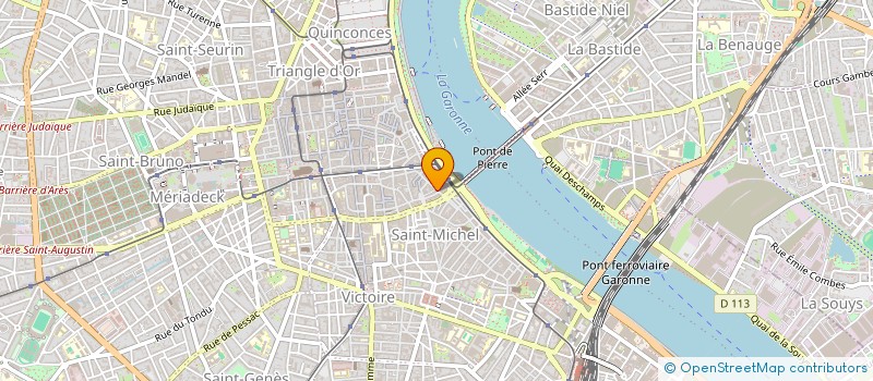 localisation de l'entreprise HB BORDEAUX  BORDEAUX