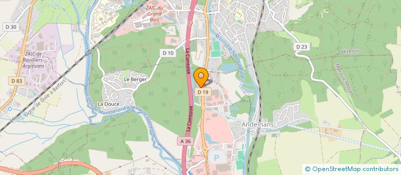 localisation de l'entreprise HB BOTANS  BOTANS