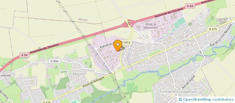 localisation de l'entreprise HB CALVA-PRO  VERSON