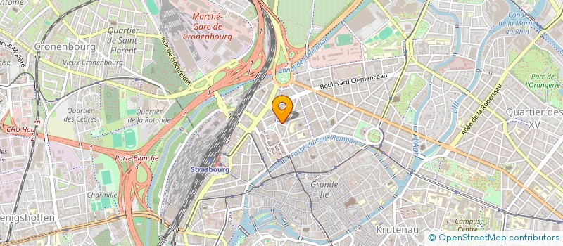 localisation de l'entreprise HB CAPITAL à STRASBOURG