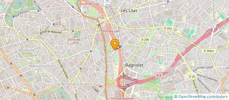 localisation de l'entreprise HB CAR  PARIS