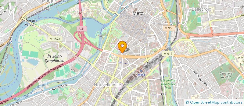 localisation de l'entreprise HB & CIE  METZ