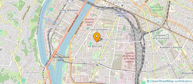 localisation de l'entreprise HB & CO  LYON