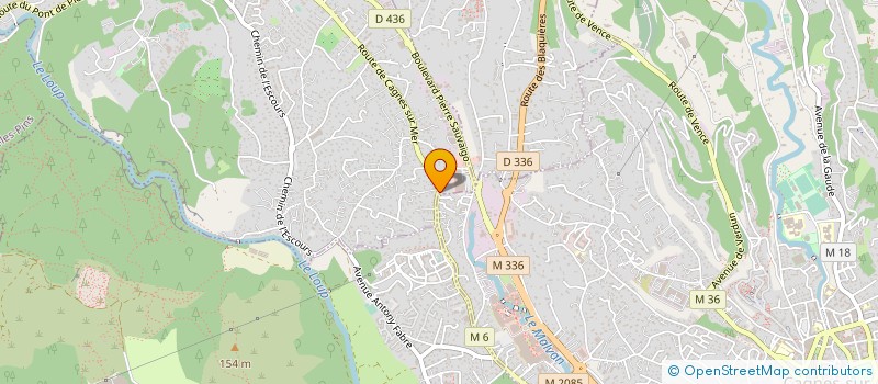 localisation de l'entreprise HB COM MAX  LA COLLE-SUR-LOUP