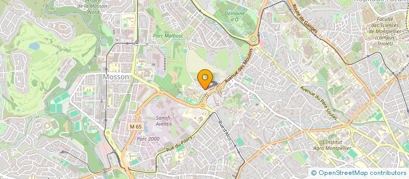 localisation de l'entreprise HB CONCEPT à MONTPELLIER