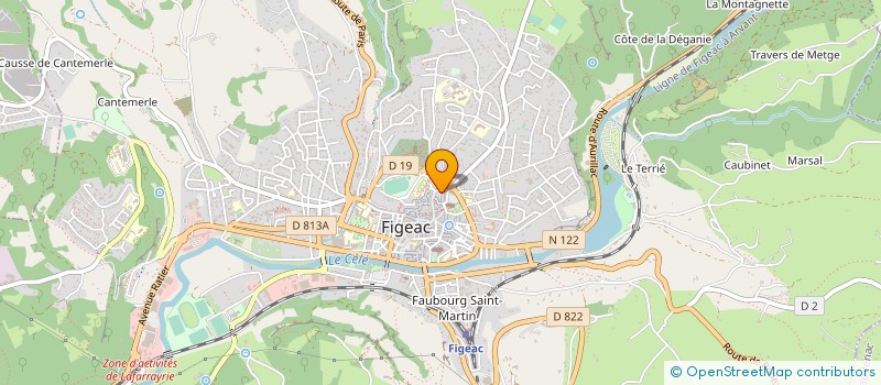 localisation de l'entreprise HB CONCEPTION à FIGEAC