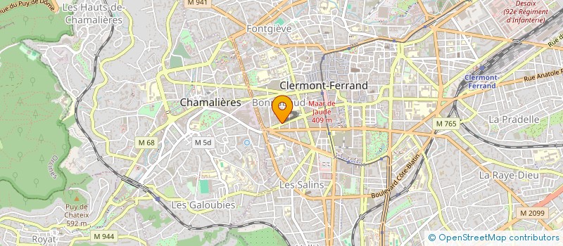 localisation de l'entreprise HB CONSEIL à CLERMONT-FERRAND
