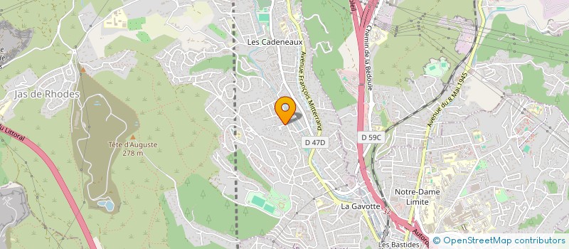 localisation de l'entreprise HB CONSEILS  LES PENNES-MIRABEAU