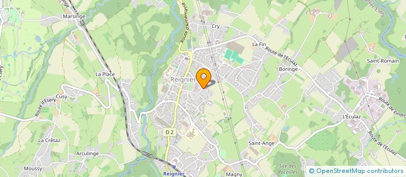 localisation de l'entreprise HB CONSTRUCTION à REIGNIER-ESERY