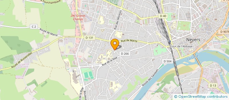 localisation de l'entreprise HB CONSTRUCTIONS à NEVERS