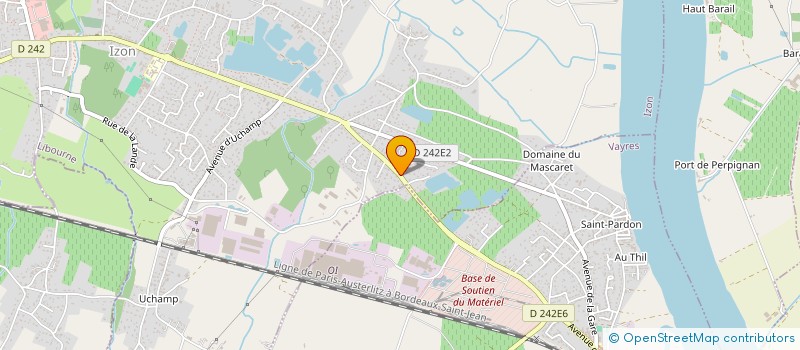 localisation de l'entreprise HB CONSULTANT  IZON