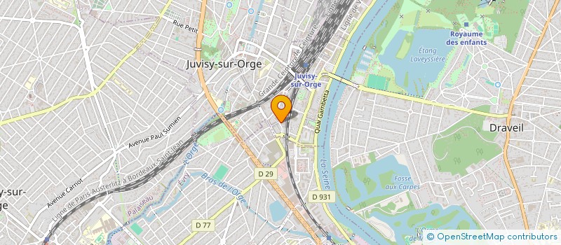 localisation de l'entreprise HB CONSULTANTS à JUVISY-SUR-ORGE