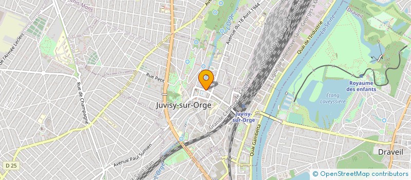 localisation de l'entreprise HB CONSULTING à JUVISY-SUR-ORGE