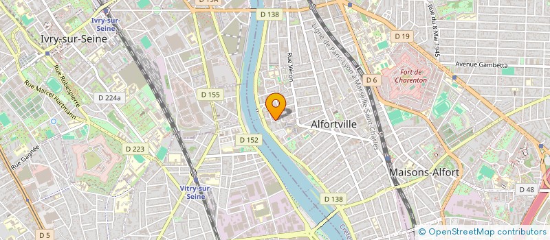 localisation de l'entreprise HB CONSULTING à ALFORTVILLE