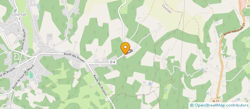 localisation de l'entreprise HB CONSULTING  COURSAC